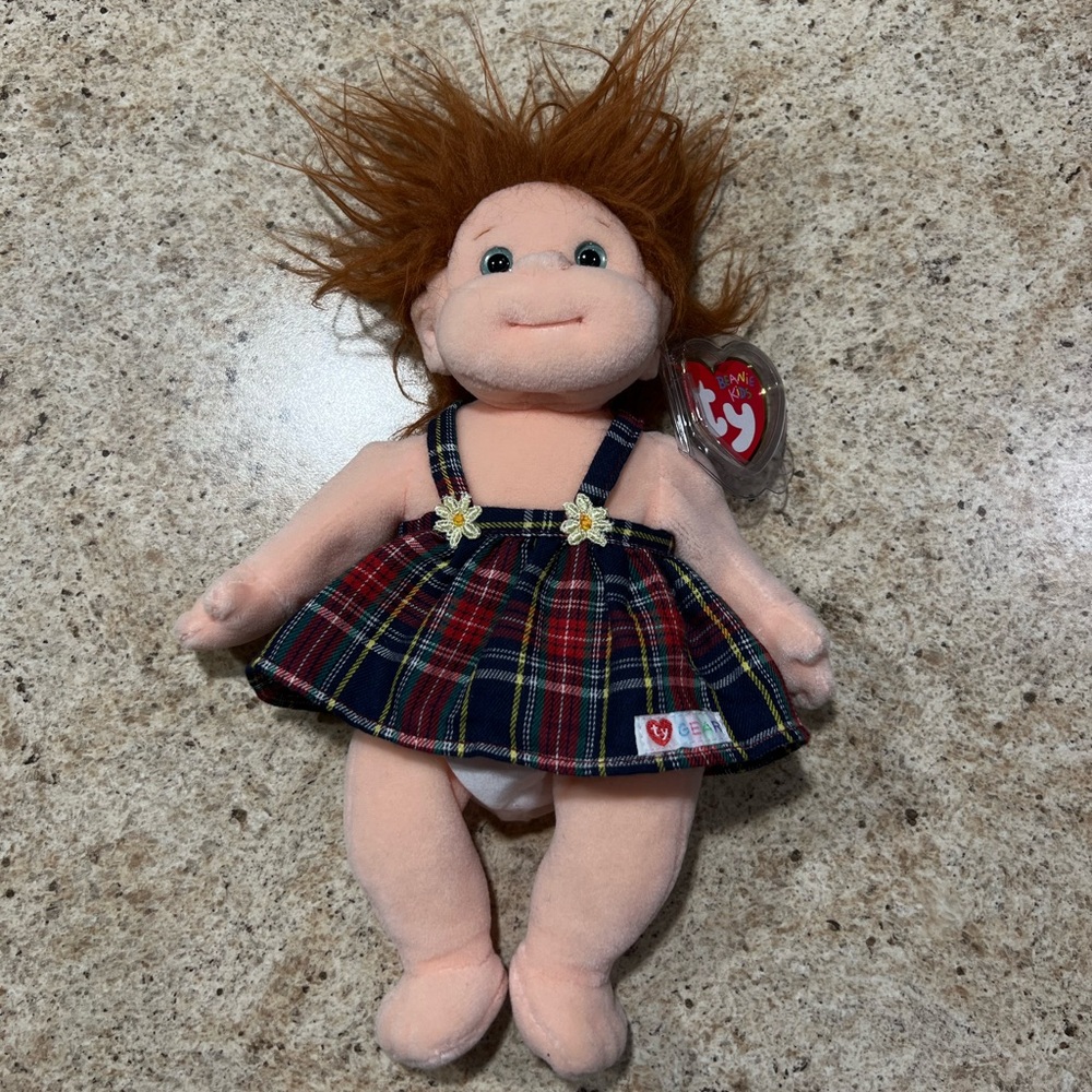 Ty Beanie Kids - Ginger - Stuffed Girl Doll